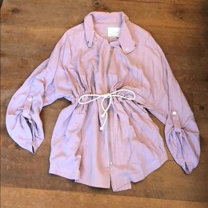 Lavender Anthropologie Lightweight Jacket